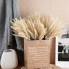 2 шт. Искусственные Стебли Пшеницы Искусственные Стебли Кукурузы Букет Искусственные Цветы Колосьев Пшеницы для Дома Кухни Офиса Цветочная Композиция Свадьбы