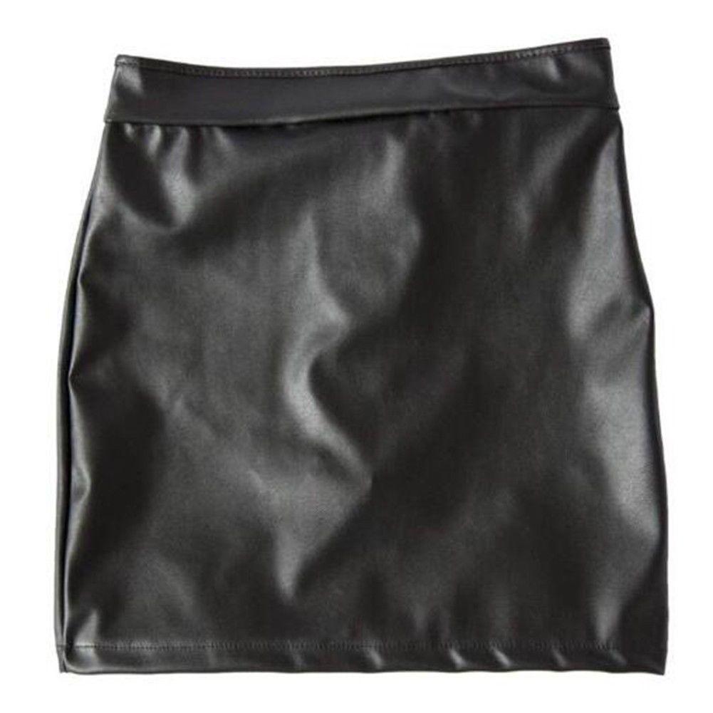 Мини-юбка из искусственной кожи на шнуровке, фетиш с открытыми бедрами, бондаж, клубная одежда, новинка