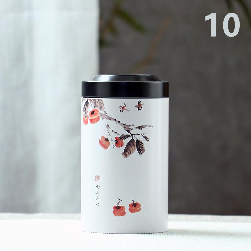 Empty Tin Tea Pot Tea Box Household Storage Portable Tea Pot Sealed Pot Living Room Coffee Table Decorative Accessories