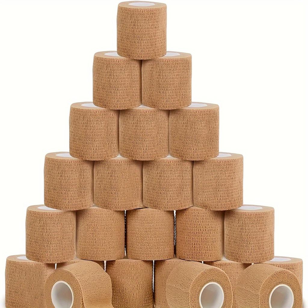 10 рулонов спортивной ленты, самоклеящаяся эластичная повязка, эластопласт, спортивная защита, аксессуары для татуировки на колено, палец, плечо