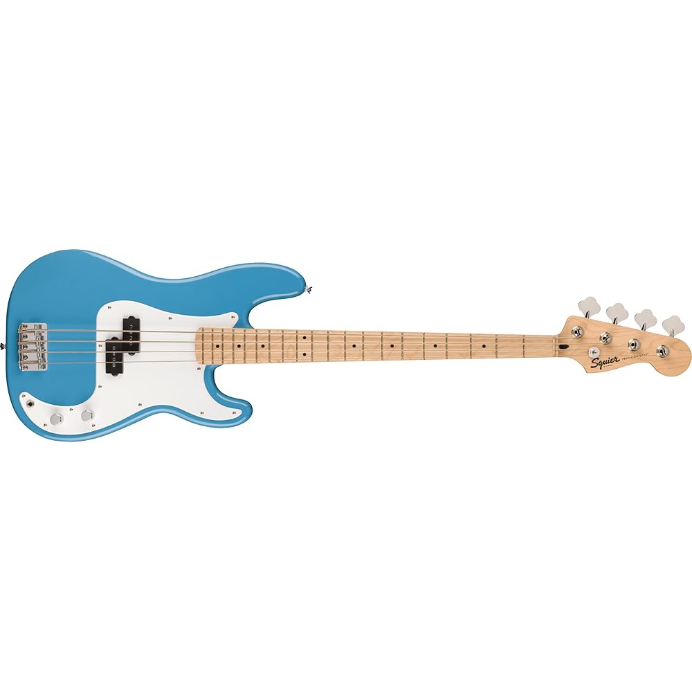 Squier от Fender Squier Sonic™ Precision Bass®, Кленовый гриф, Белый пикгард, California Bl...