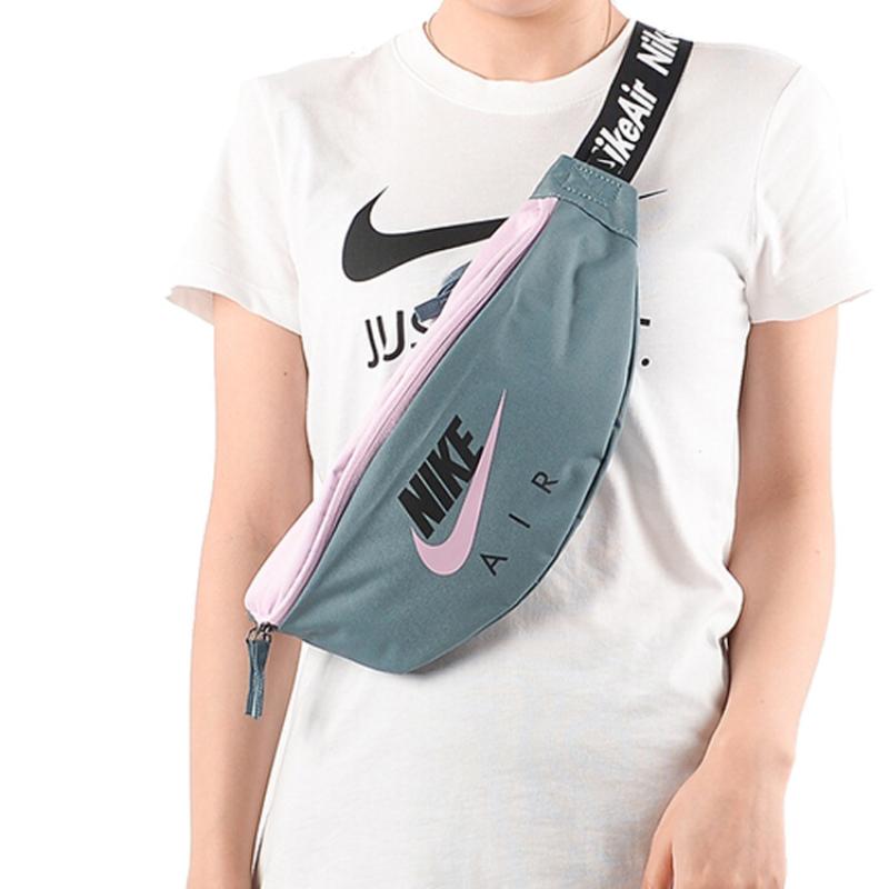 Nike Полиэстеровая поясная сумка через плечо Обычная Унисекс Светло-серый Повседневная CW9263-031