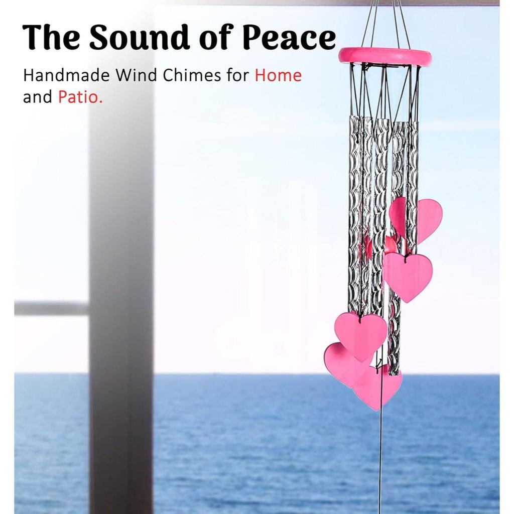 Positive Energy Showpieces for Living Room, Bedroom, and Hall | Home Décor Items for Housewarming and Gift Ideas for Women, Heart Shape Pink