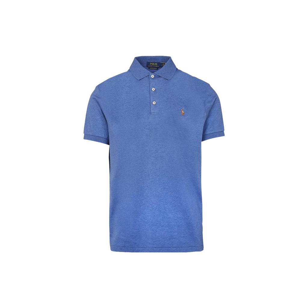 Polo Ralph Lauren Solid Color Polo Shirt Men Tops Blue 710713130-008