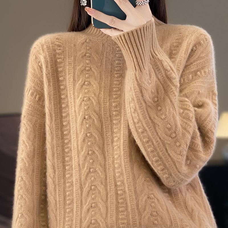 Утепленный кардиган для женщин на осень и зиму, новый, приятный к коже и теплый кашемировый вязаный свитер, модная и универсальная базовая рубашка