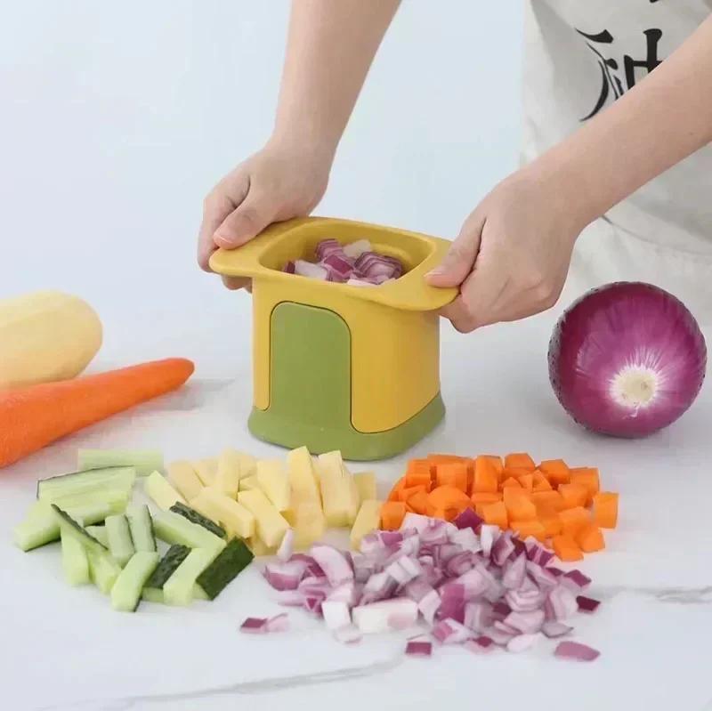 Kitchen Household Creative Chips Maker Chipper Potato Veggie Chopper Slicers Potato Chips Waffle Maker Vegetable Cutter Tools