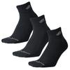 New Balance Unisex Socks with Patch 3 Black Mid-Length 3-Piece (LAS55658) 3-Pack (3 Socks, Pairs)
