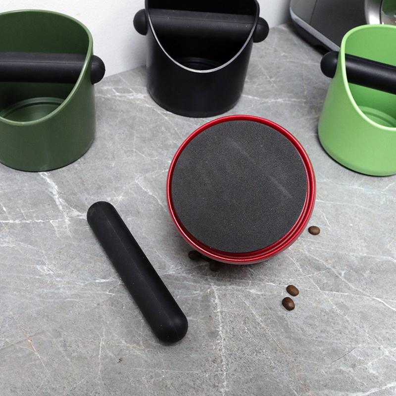 Coffee Knock Box Anti Slip With Removable Bar Grind Dump Bin Anti Slip Shock-absorbent For Barista Espresso Machine Accessories