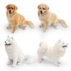 Pet Dog Replica Pvc Model For Childrens Learning Toy And Desktop Animal Display