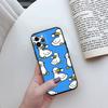 MH52 Утка Мультяшный Чехол для Телефона для iPhone 7 8 11 12 13 14 15 16 17 16E XS Pro Max XR X SE Air