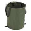 Camping Trash Can with Zippered Lid 24 Gallons Large Capacity Foldable Portable Garden Garbage