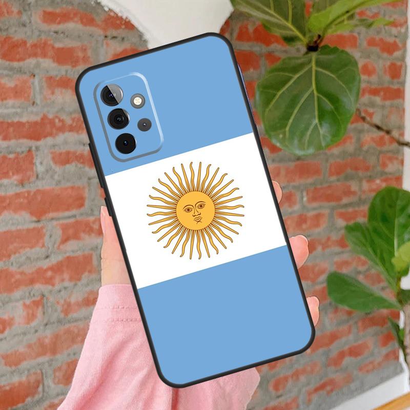 Чехол для телефона Флаг Аргентины Для Samsung Galaxy A54 A34 A14 A55 A35 A25 A15 A52 A32 A12 A51 A71 A13 A33 A53
