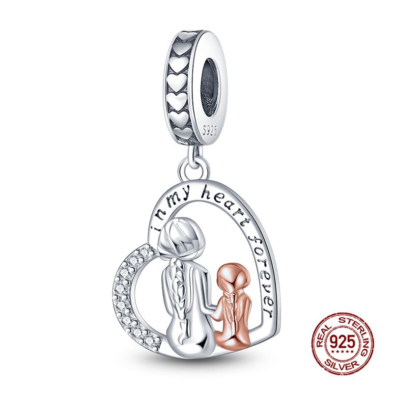 Оригинальные Шармы Медь Хорошая Жизнь Подвеска-Шарм Сердце Подходит для Оригинальных Браслетов 3 мм для Женщин DIY Изысканные Ювелирные Изделия Подарки Новинка