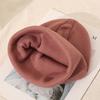 New Autumn/Winter 1980 Label PVC Knit 6-Panel Common Front Logo Seamless Fusing Adult Women's Beanie Hat Warm Casual Outdoor