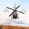 Remote Control Helicopter, 2.4G 6CH 6-Axis Gyro Optical Flow Localization Altitude Hold 1:36 Scale