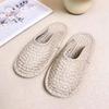 Climbing Mat Summer Special Slippers Home Interior Soft Cloth Bottom Drag Pure Cotton Fabric Four Seasons Breathable and Silent