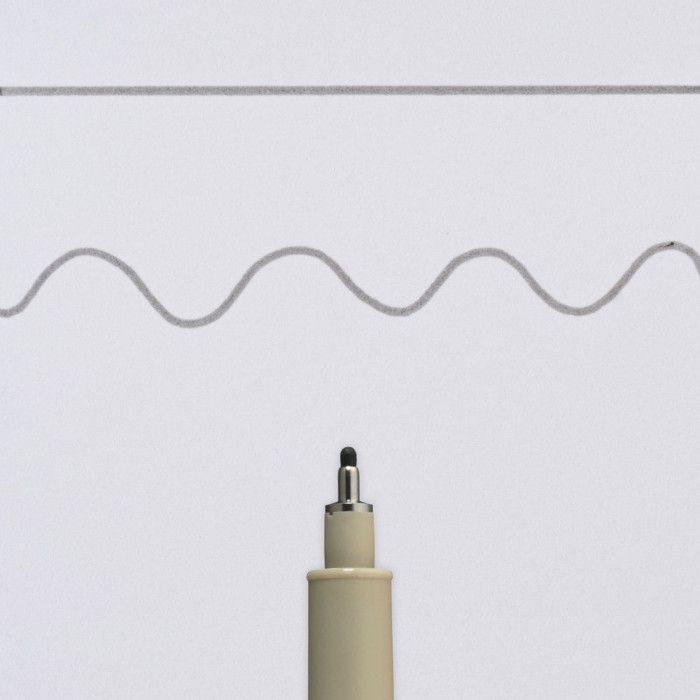 Feutre Pigma Micron 10 Sakura pointe fine 0.60mm gris froid