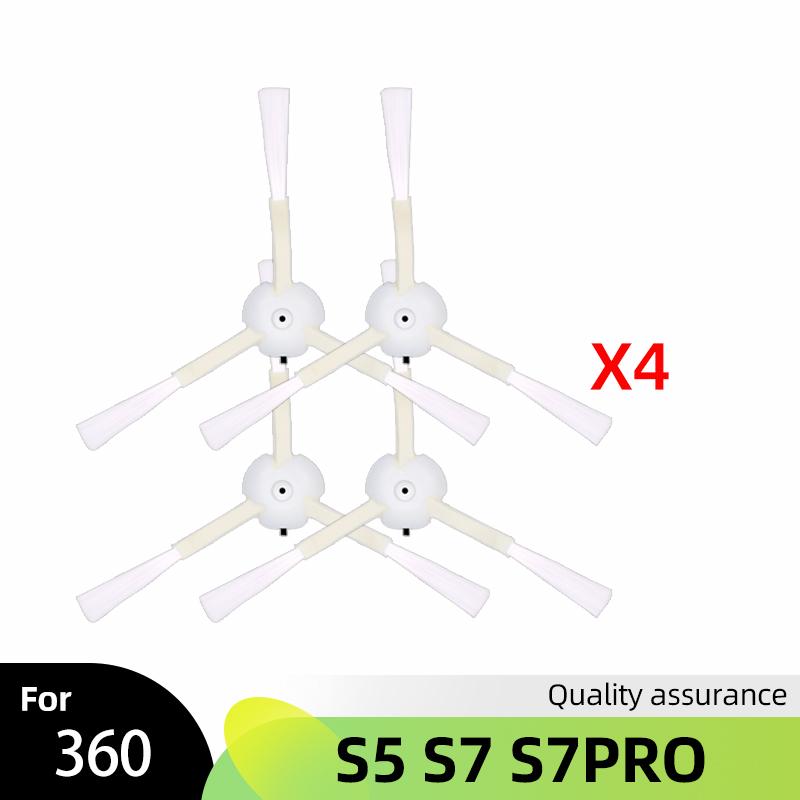 Spare Main Side Brush Mop Cloth Wipe Hepa Water Filter for Qihoo 360 S5 / S7 Pro Robot Vacuum Cleaner Cleaning Accessories