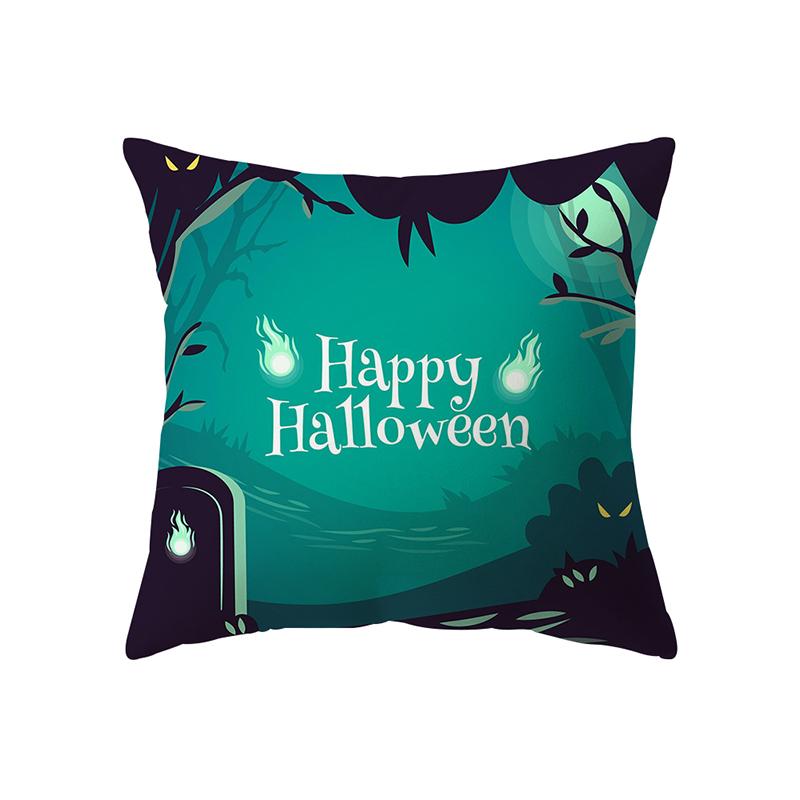 Pumpkin Halloween Theme Pillow Cover Sofa Cushion  Holiday Gift Party Decoration Home Decor