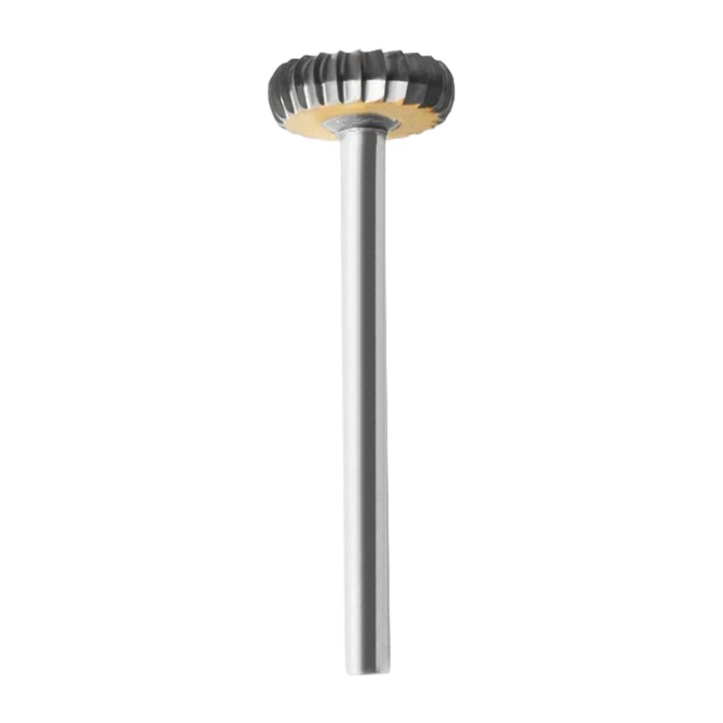 Твердосплавная фреза роторная Т-образная с круглым хвостовиком, электрическая шлифовальная головка для гравировки металла, дерева, камня