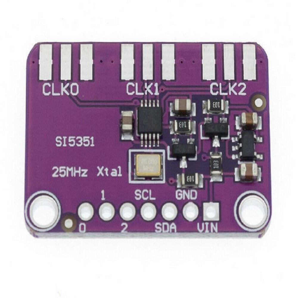 DC 3V - 5V CJMCU-5351 Si5351A I2C Генератор тактовой частоты Макетная плата 8 кГц до 160 МГц
