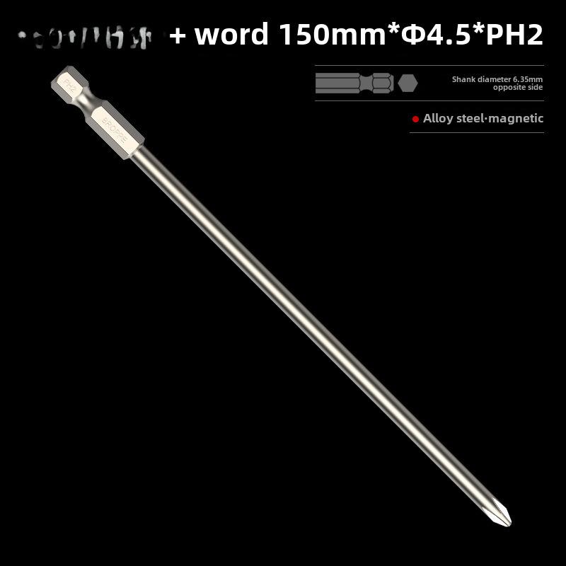 Магнитная крестовая отвертка BROPPE с электрической дрелью и пневматической насадкой