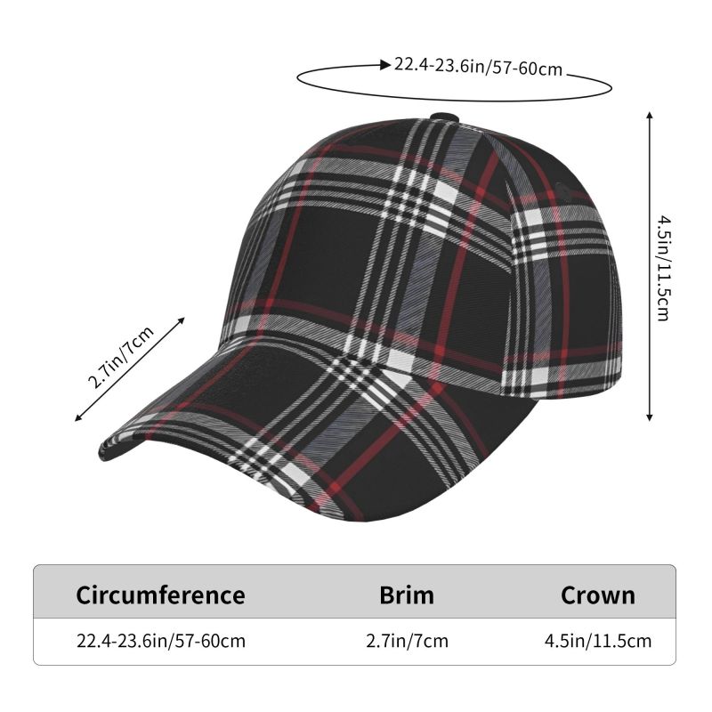 Кепки-бейсболки с клетчатым принтом GTI Tartan, кепки Snapback, повседневные кепки-ведра, унисекс кепки в стиле хип-хоп, ретро козырьки, кепки с козырьком