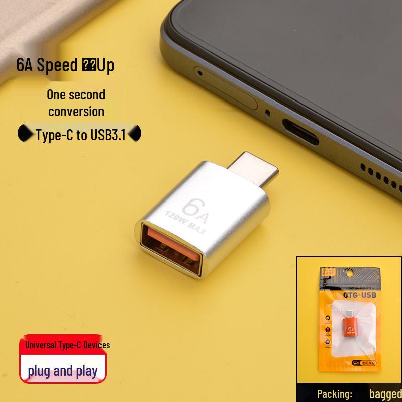 CE Alloy Type-C To USB 3.1 OTG Adapter for Android Tablet & Mobile