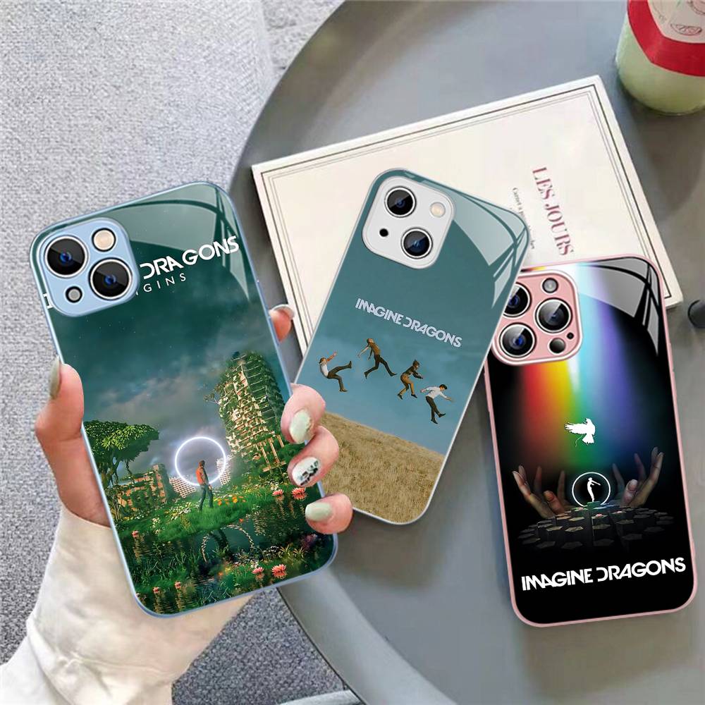 Popular Band I-Imagine D-Dragons For IPhone 14 13 12 Mini 11 Pro XS Max X XR 14 Plus Tempered Glass Cover