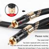 Улучшенный аудиокабель RCA SKW, 2 RCA на 2 RCA с самоблокирующимися разъемами, кабель RCA для CD-плеера, усилителя, ЦАП-декодера, 3 м