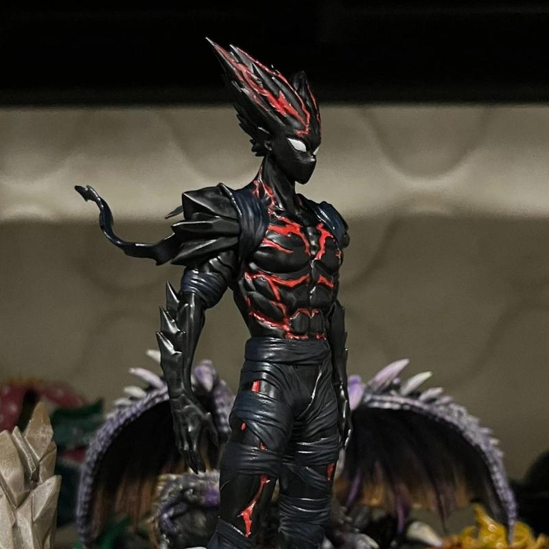 One Punch Man Космический Гароу Аниме Фигурка Действия Коллекционная Статуэтка Украшение для Рабочего Стола Корпуса ПК Для Коллекции Аниме Фанатов Дисплей