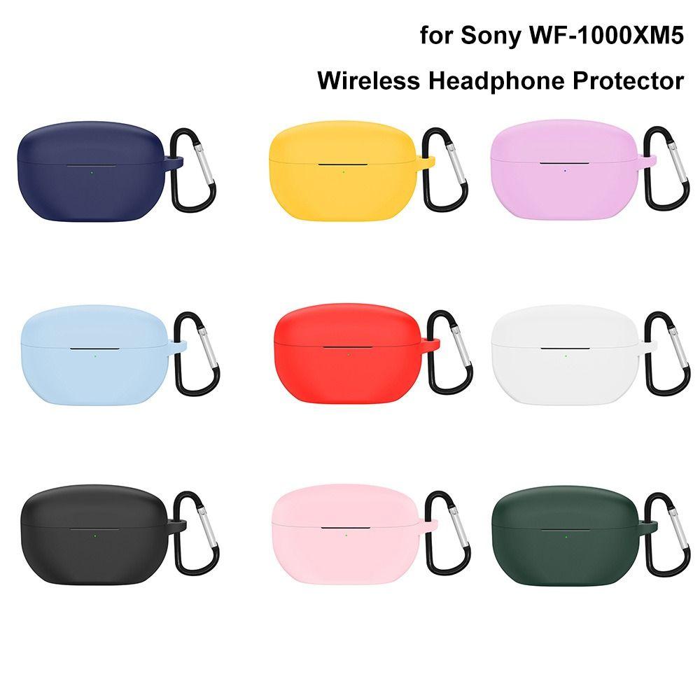 Silicone Bluetooth Earphone Protector Soft Headset Shell Headphone Cover for Sony WF-1000XM5 Travel