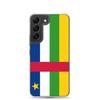 Coque Téléphone - Samsung - Galaxy S22 Plus - Drapeau République Centrafricaine - Souple - Multicolore