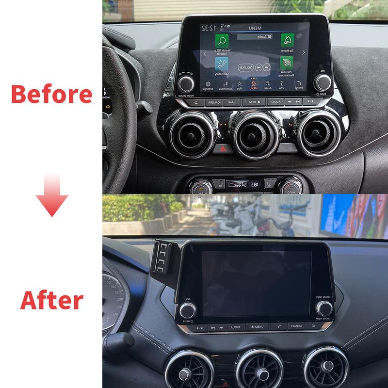 for Nissan Sentra B18 ~2025 Phone Holder Screen Fixed Navigation Bracket Base Wireless Charging Accessories