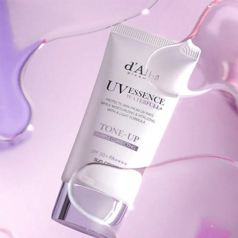 [d'Alba] Waterfull Purple Tone Up Sun Cream 50ml