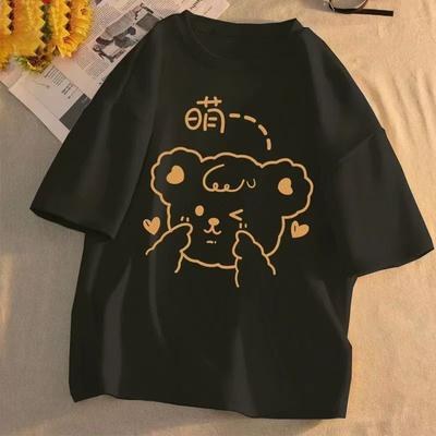 Футболка с короткими рукавами женская Design Sense Summer Apricot Color Новая футболка женская летняя