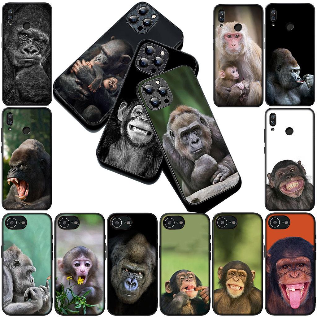 Casing Phone Cover for Samsung Galaxy S25 S24 S23 FE Ultra Plus S7 Edge S25+ S23+ A56 5G Case  Monkey Gorilla Ape Baby Animal