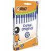 Ballpoint Pen - BIC - Cristal Original - Box of 10 - Blue Color - Fine Point