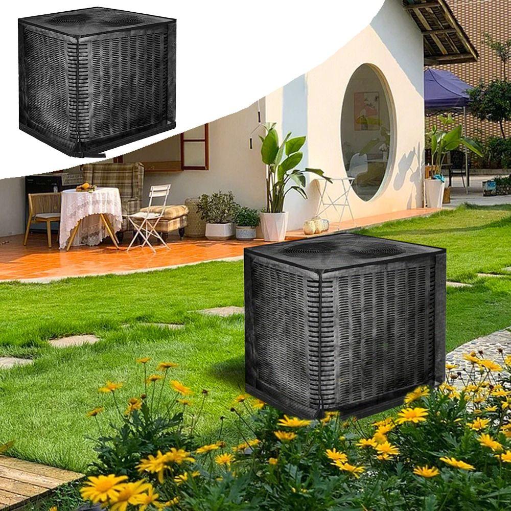 Сетчатый чехол для наружного кондиционирования воздуха, всесезонный чехол для наружного блока от пыли