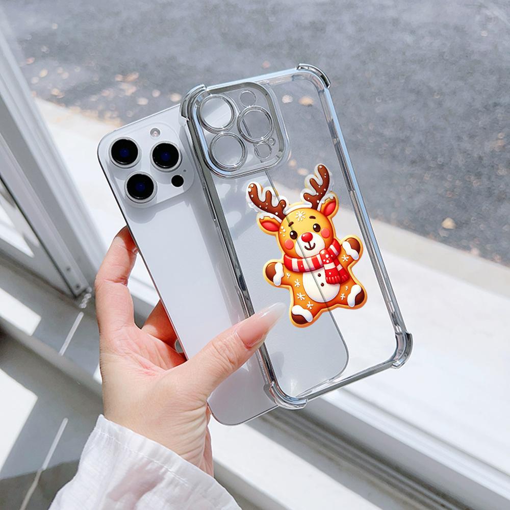 Чехлы для телефонов Ae104 Christmas tree Merry Christmas с гальваническим покрытием из ТПУ для A20s A54 A12 A14 S22 S23 S24 Ultra A55 A15 S21 FE с четырьмя углами защиты