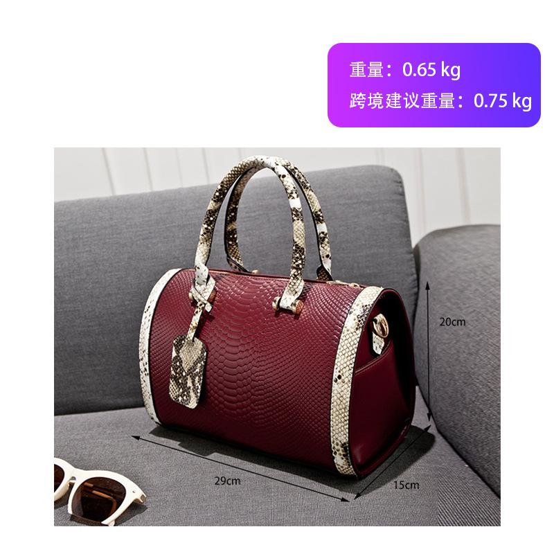 Новая сумка-подушка с узором змеи, сумка-бостон, женская сумка, сумка через плечо, сумка через плечо