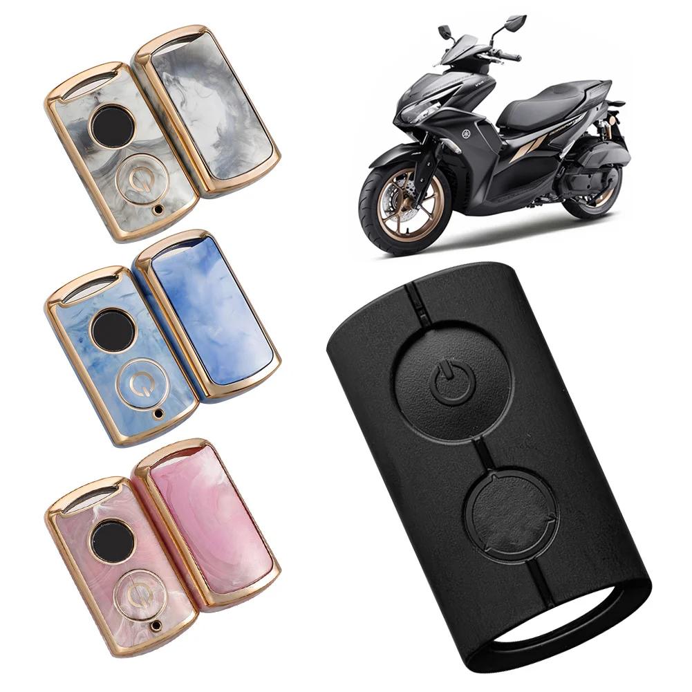 Для Yamaha Nmax 2024 2024 NVX NVX155 XMAX XMAX300 QBIX AEROX JAUNS 2018 2019 ТПУ Чехол-накладка для автомобильного пульта дистанционного управления Аксессуары для автомобиля