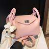 Spring Niche High-end Underarm Bag Women's 2025 New Fashion Lychee Pattern Versatile Commuter Messenger Pillow Bag
