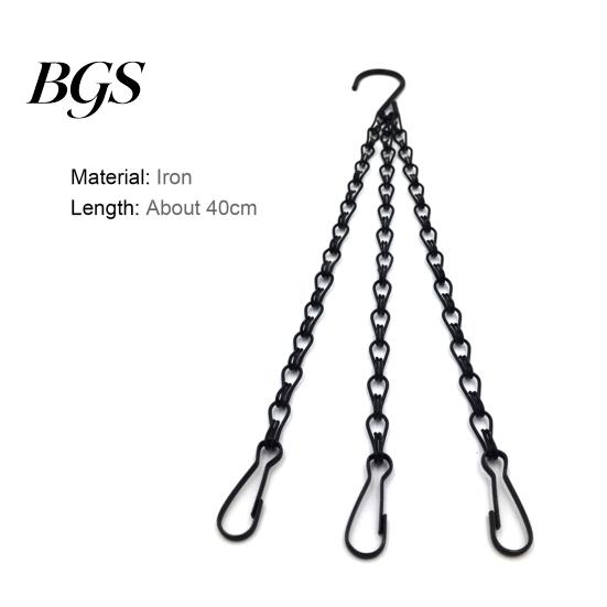Hanging Flowerpot Chain 1 Set Anti-rust Anti-deformed Non-slip Abrasion Resistant Basket Gardening Tools