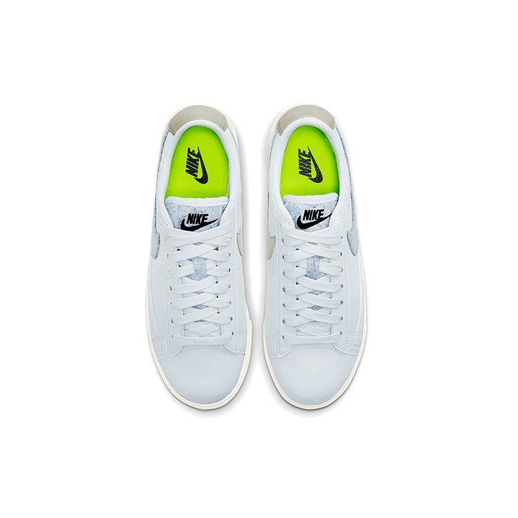 Nike Комплект из переработанной шерсти Blazer Low SE — женские кроссовки Light Armory Blue, черные DA4934-400