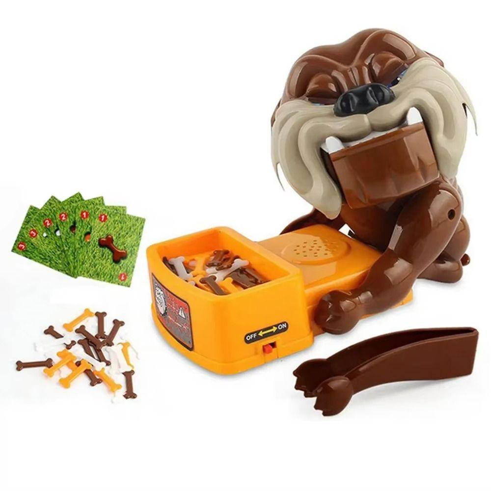 Simulation Dog Tabletop Game Multifunctional Finger Bite Scary Game  Kids Toddlers