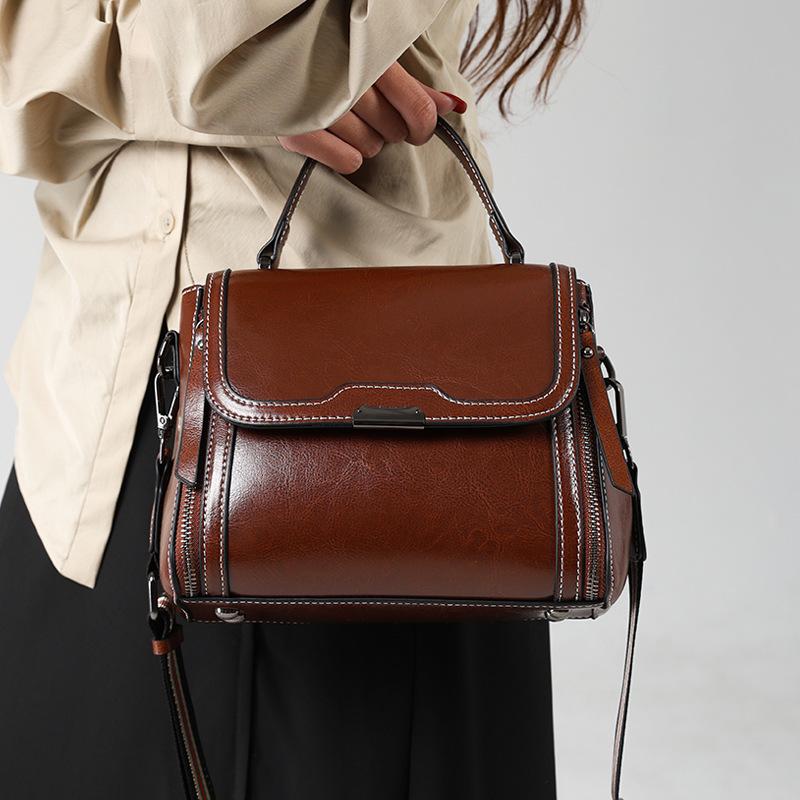 Женская сумка из натуральной кожи, женская сумка через плечо, женская сумка для поездок на работу, сумка через плечо