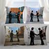 Band P-PinK FloydE Pillow Case Sofa Short Plush Double-sided HD Printing Room Home Office Gift Cushion Cover