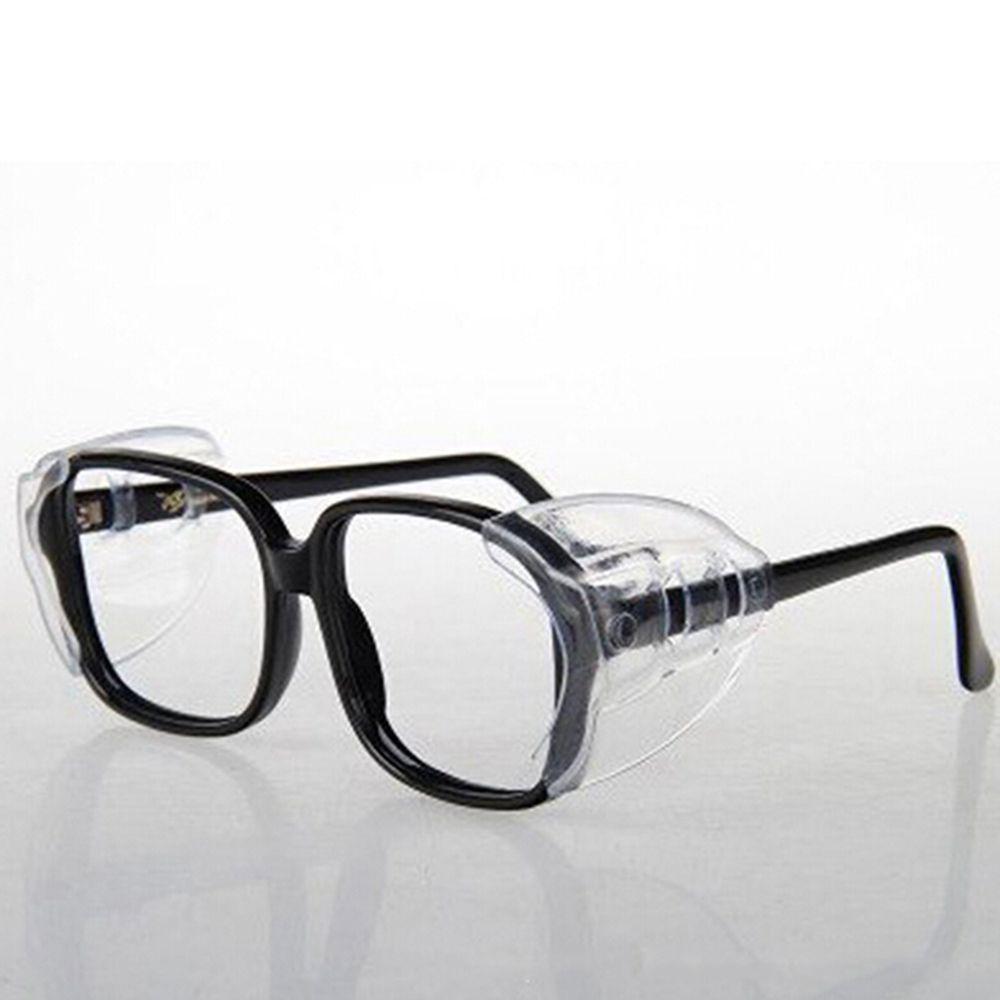 Durable Clear Flexible Side Shields Safety Glasses Eye Protection Goggles