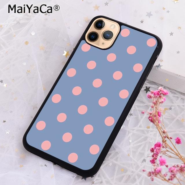 MaiYaCa Милый горошек Пятнистый узор Чехол для телефона Для iPhone 17 Air 16 15 plus 11 12 13 14 pro max корпус coque